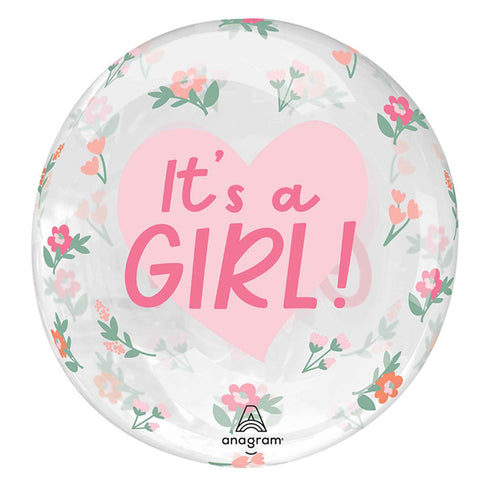 Crystal CLEARZ It's A GIRL Floral 20