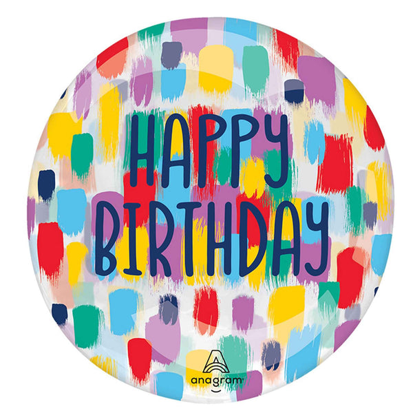 Crystal CLEARZ Happy BIRTHDAY Painterly 20