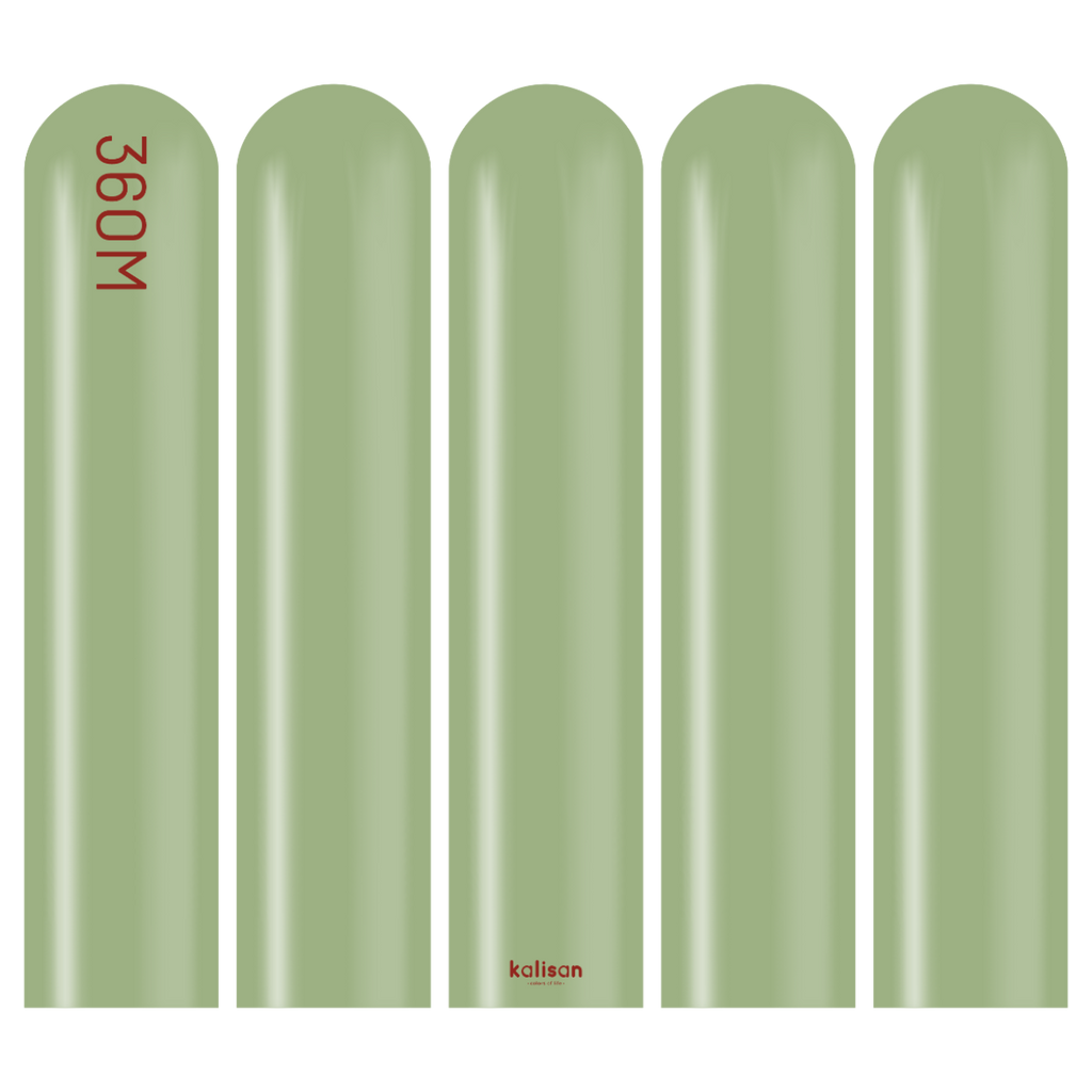 360 Kalisan Retro EUCALYPTUS Plain Modelling Latex #10380082 - Pack of 50