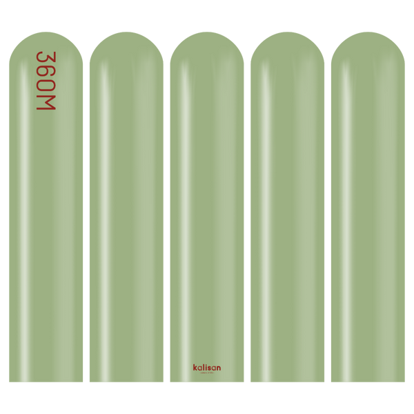 360 Kalisan Retro EUCALYPTUS Plain Modelling Latex #10380082 - Pack of 50
