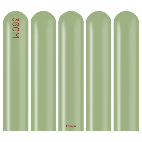 360 Kalisan Retro EUCALYPTUS Plain Modelling Latex #10380082 - Pack of 50