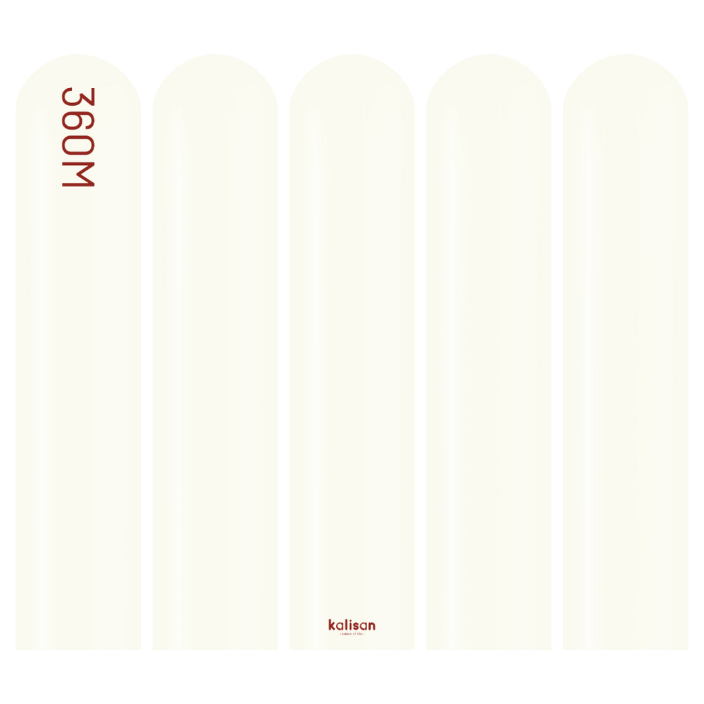 360 Kalisan Retro WHITE Plain Modelling Latex #10380182 - Pack of 50