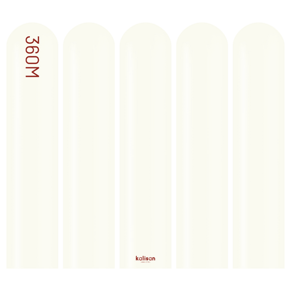 360 Kalisan Retro WHITE Plain Modelling Latex #10380182 - Pack of 50