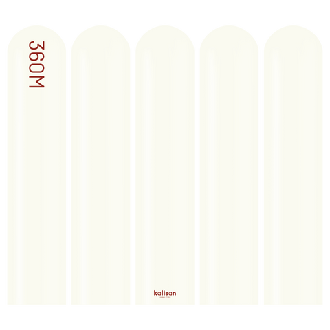 360 Kalisan Retro WHITE Plain Modelling Latex #10380182 - Pack of 50