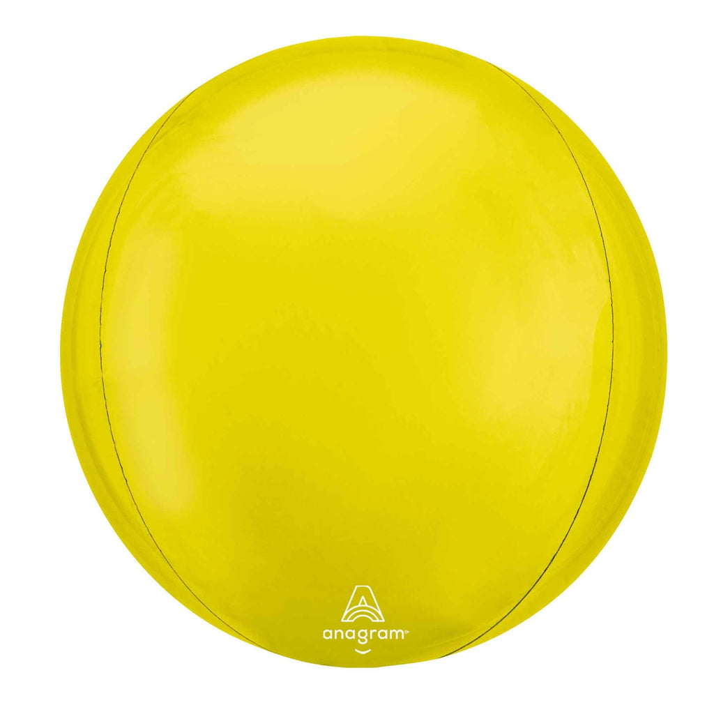 Foil ORBZ Plain Vibrant YELLOW each packaged #47079