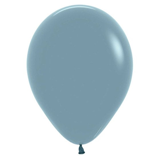 12cm Latex Sempertex Matte Pastel DUSK BLUE 50 Bag #20017158