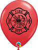 28cm Round Red Fire Dept. #85835-10 Pack of 10