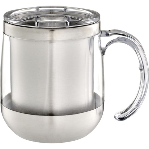 The Brew 14oz Desk Mug Silver #6690S