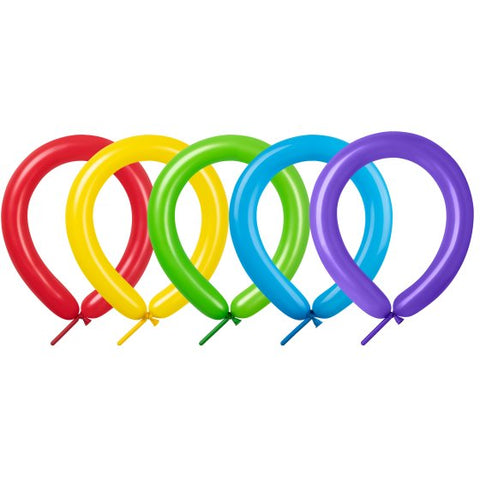260T Anagram Standard ASSORTED Brights Plain Modelling #88090520-AB- Pack of 50