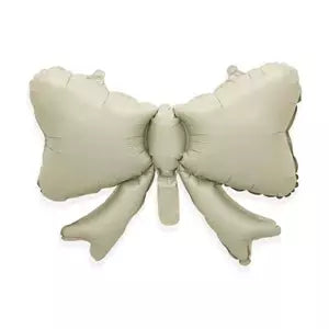 51cm x 41cm - Mini Foil Bow CREAMY WHITE  BBQBOWWH
