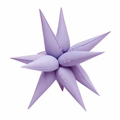68cm - Starburst Foil Balloons MATTE PURPLE 68cm BBQSTBMPU