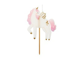 PD Candles 9cm Birthday UNICORN   SCS-26