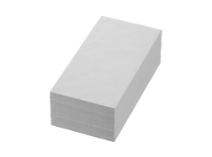 Dunilin Napkins 40cm x 40cm Dinner WHITE 1/8 fold Carton 14 x 45 #DU186757