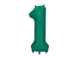 86cm Foil Number ONE Bottle Green #FB1S-1  each packaged