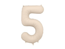 86cm Foil Number FIVE Light Warm Grey #5013J