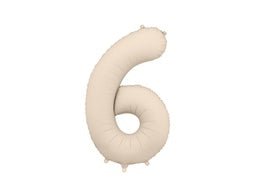86cm Foil Number SIX Light Warm Grey #6013J