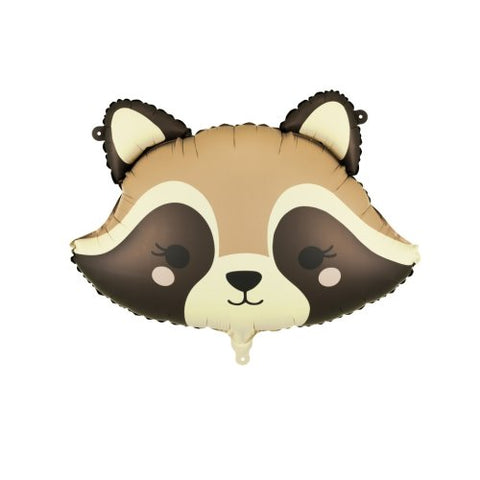 59cm x 39cm Foil Shape RACCOON Head #FB367 - Each (pkgd.)