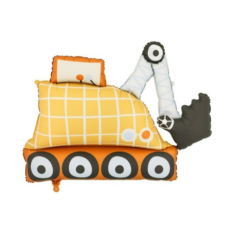 93cm x 68cm Foil Shape EXCAVATOR #FB412 - Each (pkgd.)