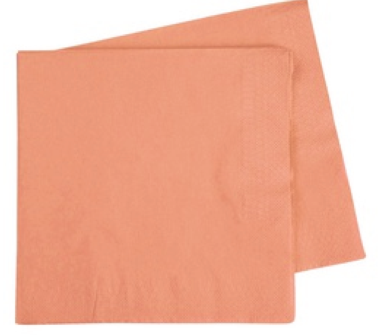 Dinner Napkin PEACH Pack of 40 #FS6073PCP