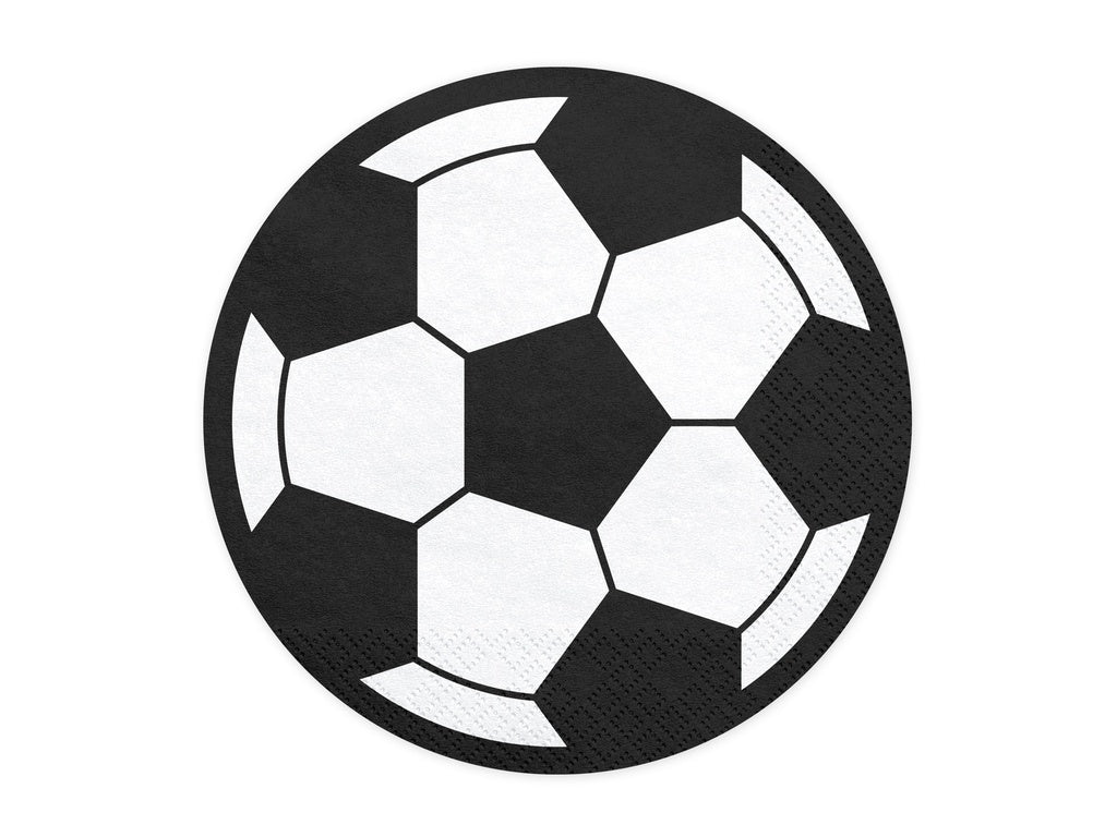 PD Napkins FOOTBALL 13.5cm 20pk SPK10