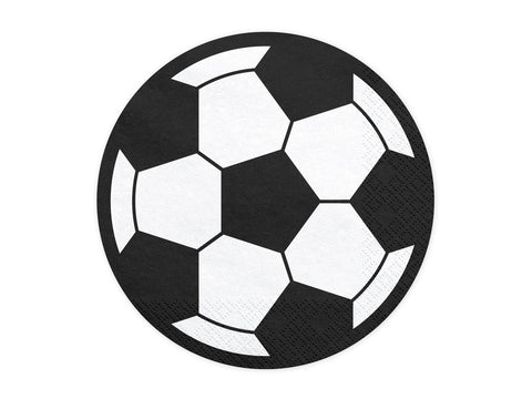 PD Napkins FOOTBALL 13.5cm 20pk SPK10