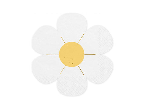 PD Napkins DAISY 16x16.5cm 12pk SPK36