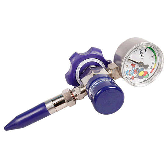 Balloon Gas Regulator with GAUGE #BGAGBOC - Each