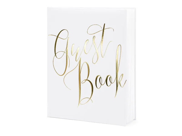 PD Guest Book White & Gold #2658008