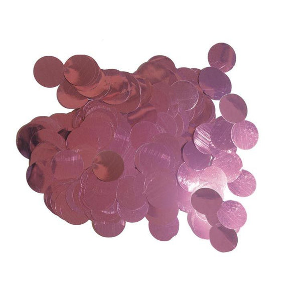 2.5cm Met Foil Confetti PASTEL PINK 250g #400070