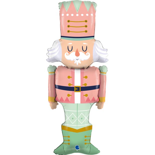 Foil Balloon Christmas PASTEL Nutcracker 42 or 102cm #HAG72106