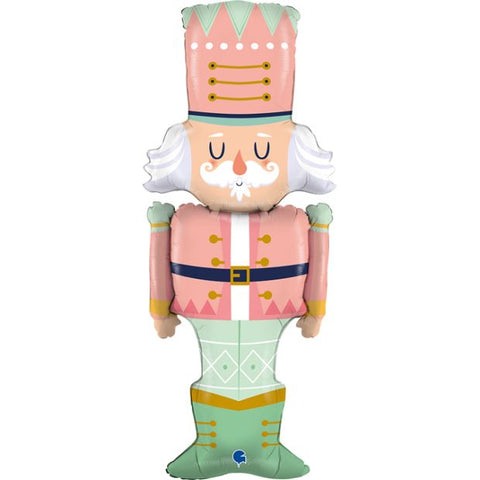 Foil Balloon Christmas PASTEL Nutcracker 42 or 102cm #HAG72106