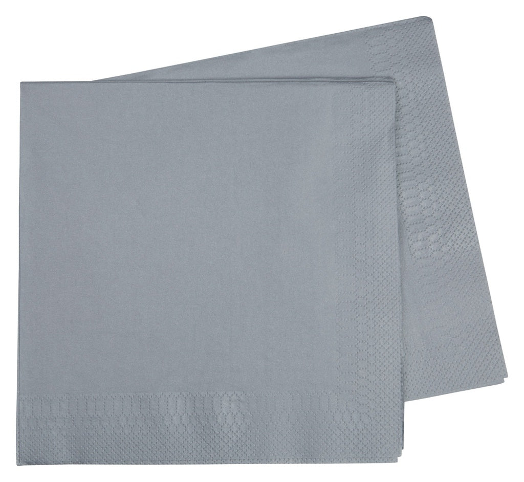 Dinner Napkin Metallic SILVER Pack of 40 #FS6073MSP