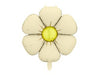 65cm Foil Shape DAISY Flower Cream #FSFBZ5-079 each pkgd FOUR PER PACK