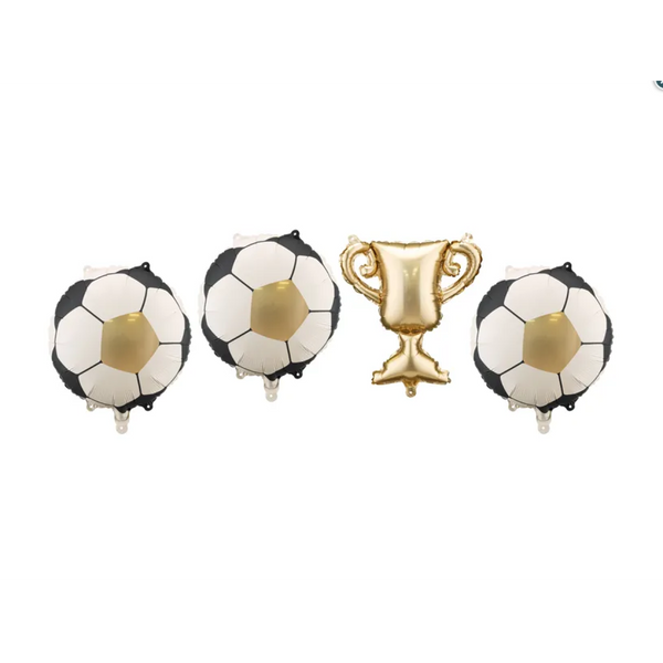 Party Deco Foil Garland Soccer Balls & Trophy FB301