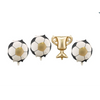 Party Deco Foil Garland Soccer Balls & Trophy FB301