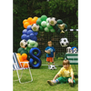 Party Deco Foil Garland Soccer Balls & Trophy FB301