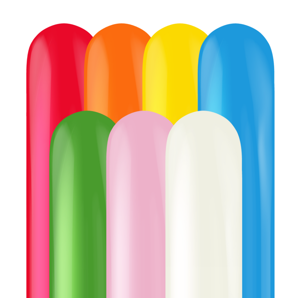 260TT Standard ASSORTED Plain Modelling Latex TUFTEX #26002 - Pack of 50