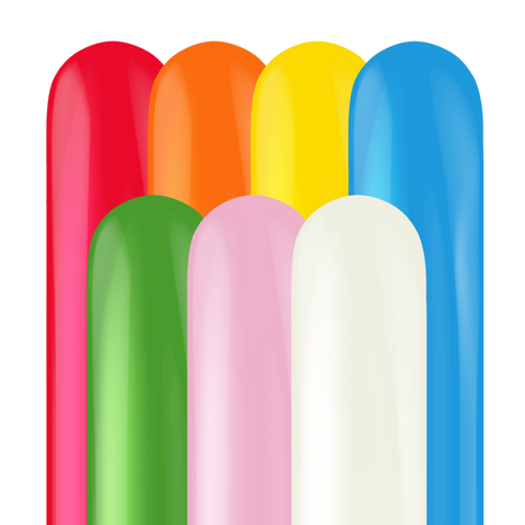 260TT Standard ASSORTED Plain Modelling Latex TUFTEX #26002 - Pack of 50