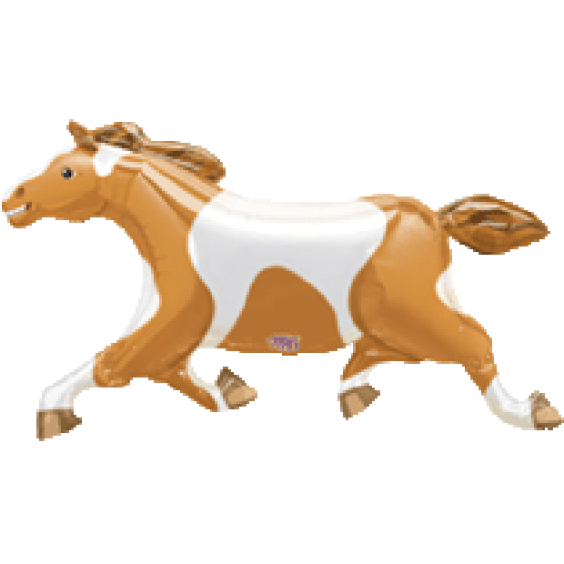 104cm Foil Shape Painted Pony #08937