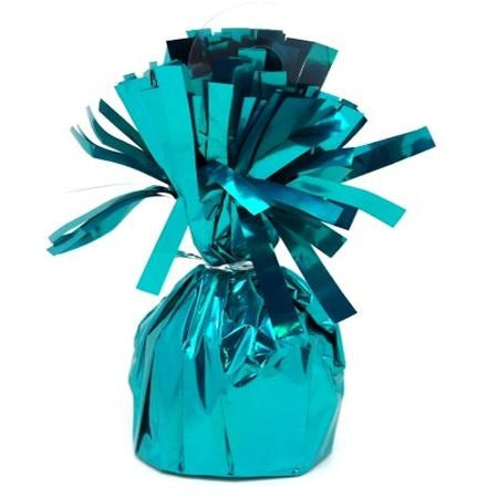 Balloon Weight Foil Teal 180g #204768- Pack of 6
