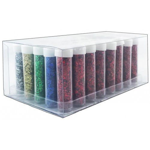 GLITTER Vials- pack of 40 ASSORTED #108006