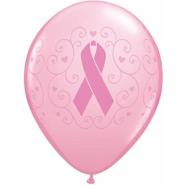 28cm Round Pink Breast Cancer Awareness Wrap #11712 - Pack of 50