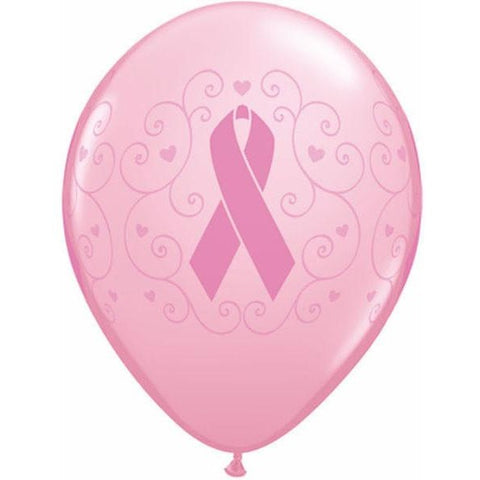 28cm Round Pink Breast Cancer Awareness Wrap #11712 - Pack of 50