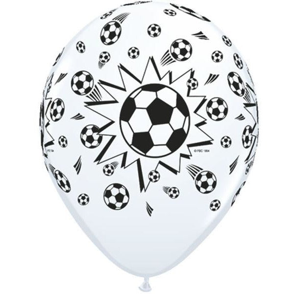 28cm Round White Soccer Balls #11755 - Pack of 50 SPECIAL ORDER ITEM
