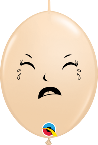 15cm Quicklink Blush Happy/Sad Baby Face #12575- Pack of 50