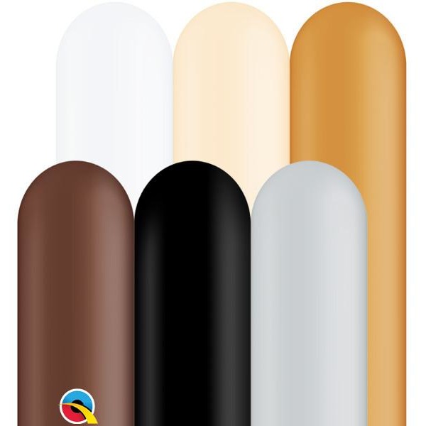 160Q Character Assorted Qualatex Plain Latex #13773 - Pack of 100