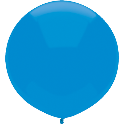 43cm Round Bright Blue Outdoor Balloon#16593 - Pack of 50