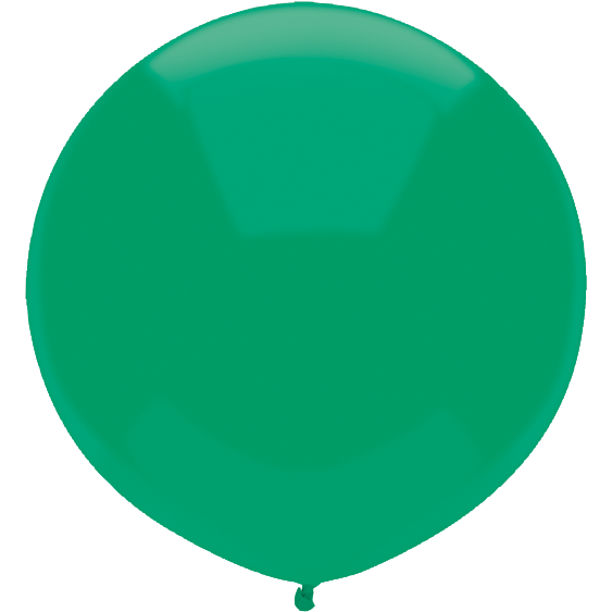 43cm Round Deep Jade Outdoor Balloon#16599 - Pack of 50