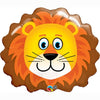 Mini Shape Foil Lovable Lion 35cm SW #58389 - Each (Inflated, supplied air-filled on stick)