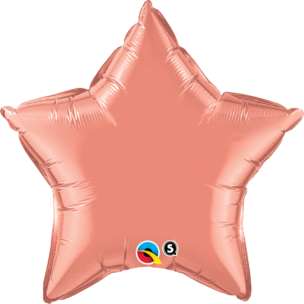 50cm Star Foil Coral Plain Foil #17374 - Each (Unpkgd.) SPECIAL ORDER ITEM